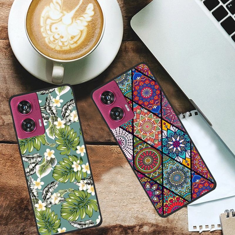 Etui Til Motorola Edge 50 Fusion Blomster