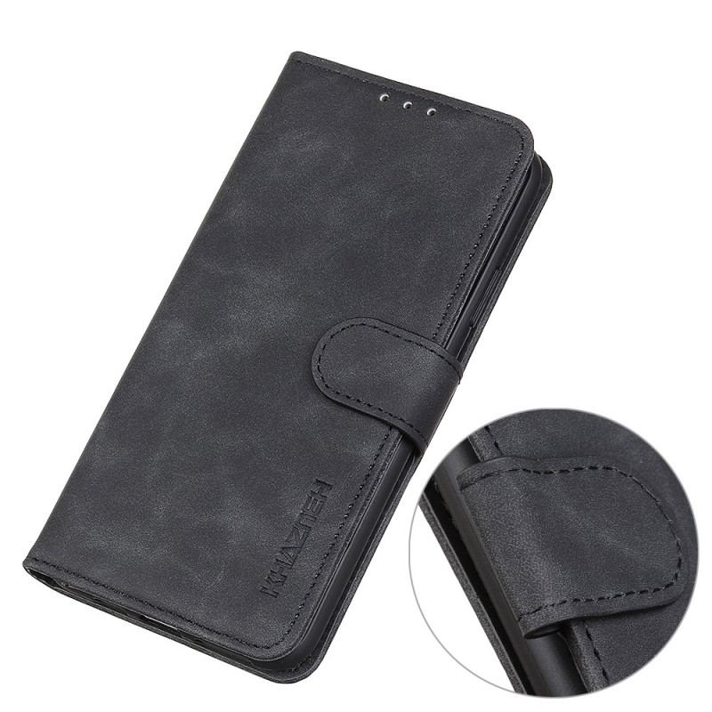 Flip Cover Til Motorola Edge 50 Fusion Khazneh Retro Tegnebog