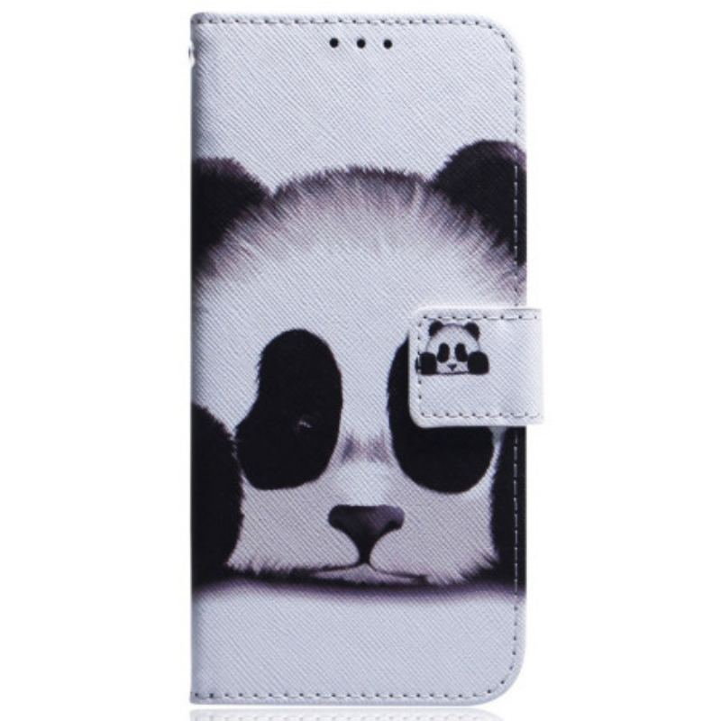 Flip Cover Til Motorola Edge 50 Fusion Panda