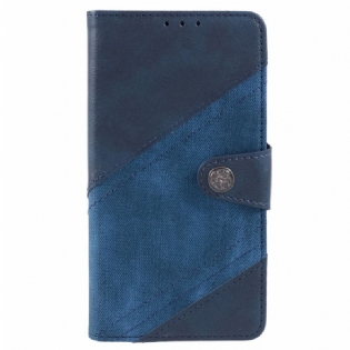 Flip Cover Til Motorola Edge 50 Fusion Tofarvet Vintage Design