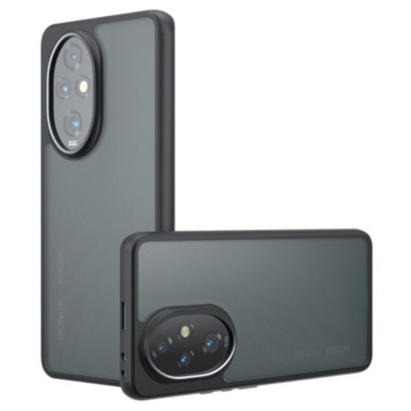 Cover Honor 200 Telefon Etui Sort Gennemsigtig