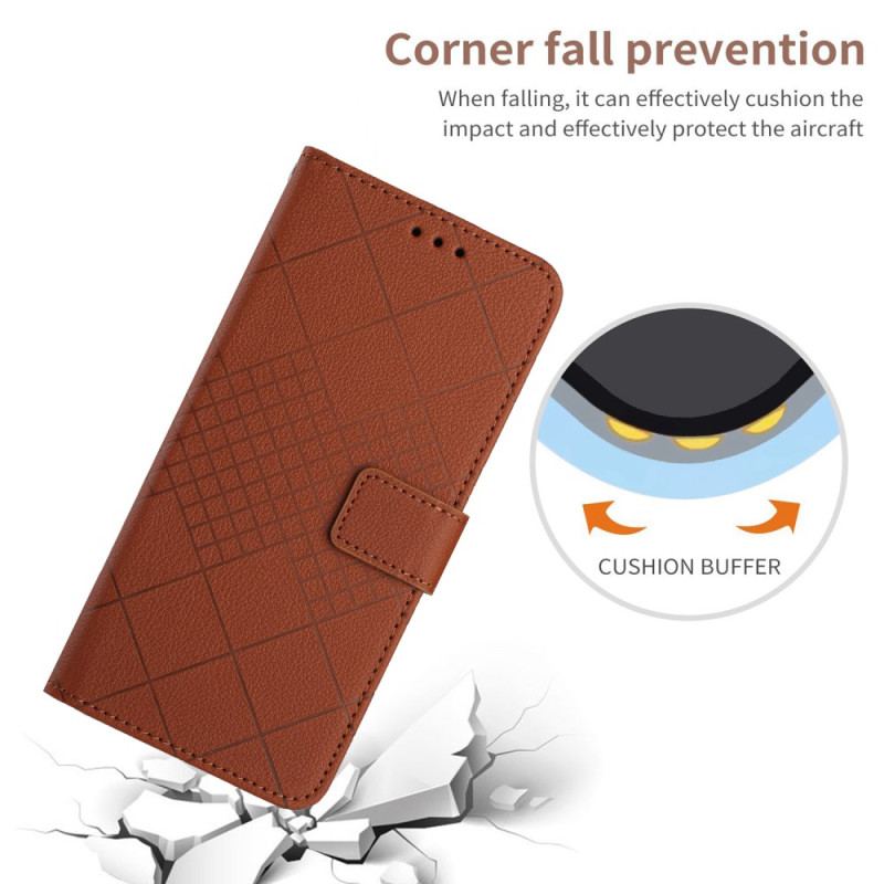 Læder Cover Honor 200 Telefon Etui Strappy Diamanter