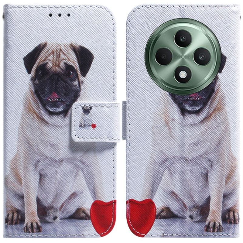 Flip Cover Oppo Reno 12f 5g Mops Hund