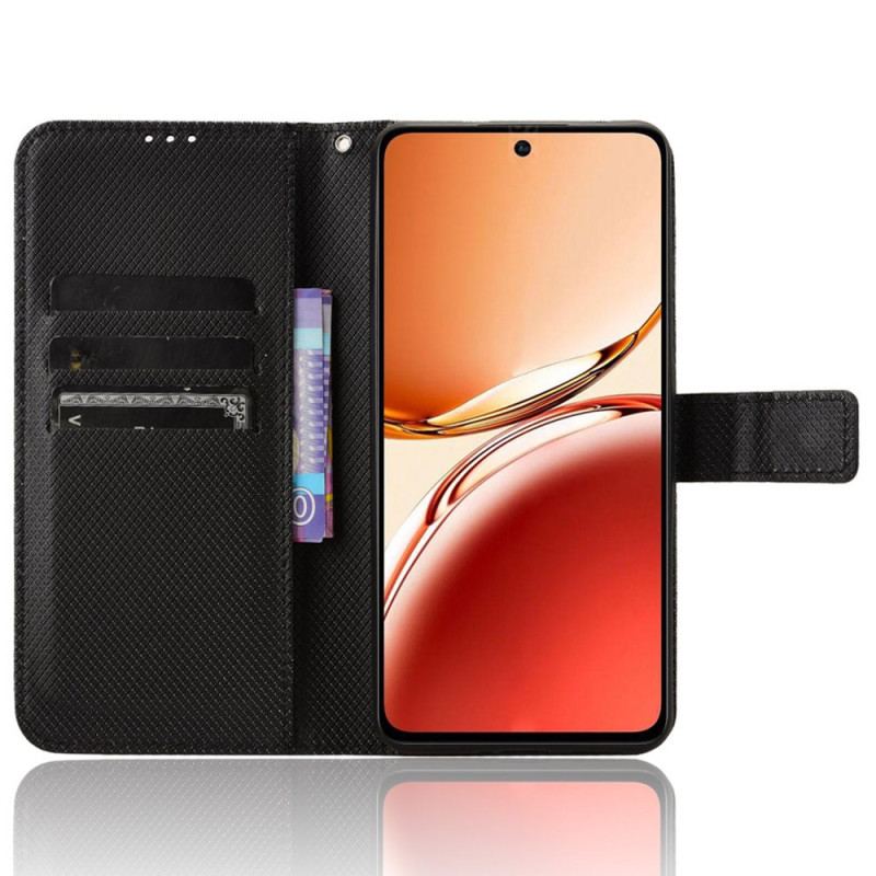 Flip Cover Oppo Reno 12f 5g Strap Points