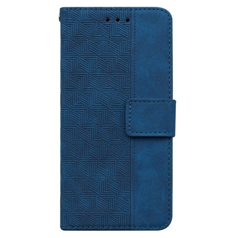 Flip Cover Oppo Reno 12f 5g Vævet Mønster