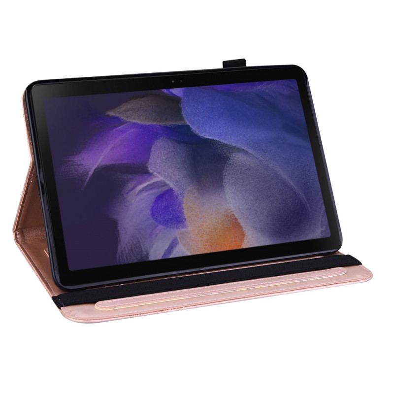 Etui Samsung Galaxy Tab A8 (2021) Blomsterdesign