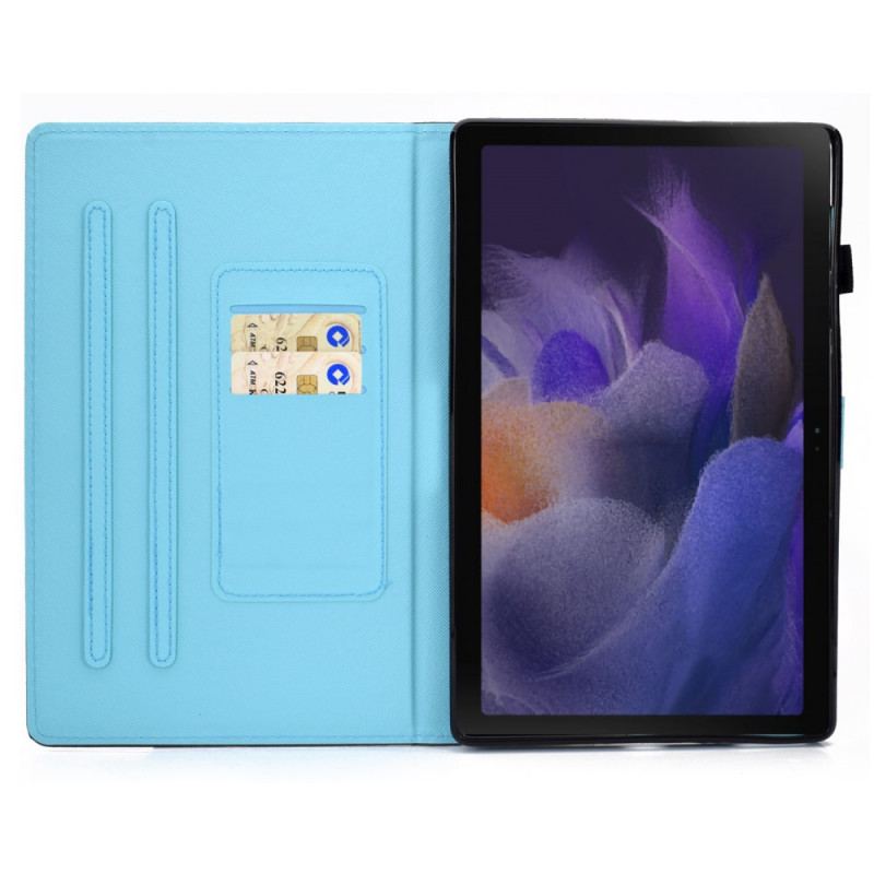 Flip Cover Samsung Galaxy Tab A8 (2021) Akvarel Træ