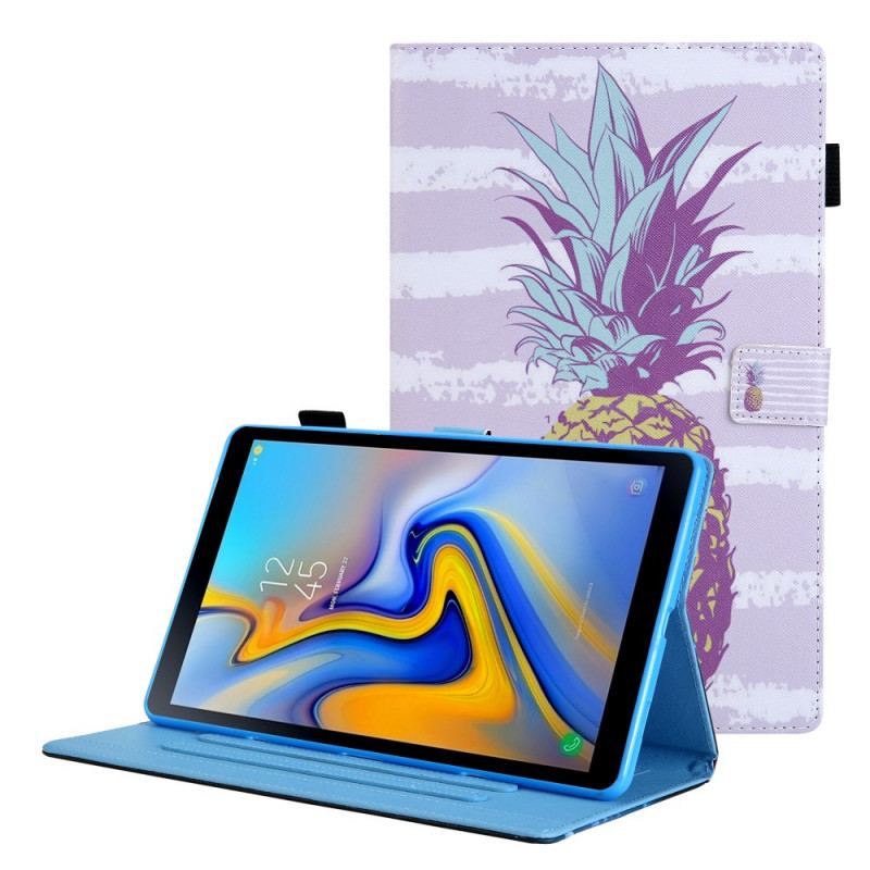 Flip Cover Samsung Galaxy Tab A8 (2021) Ananas Design