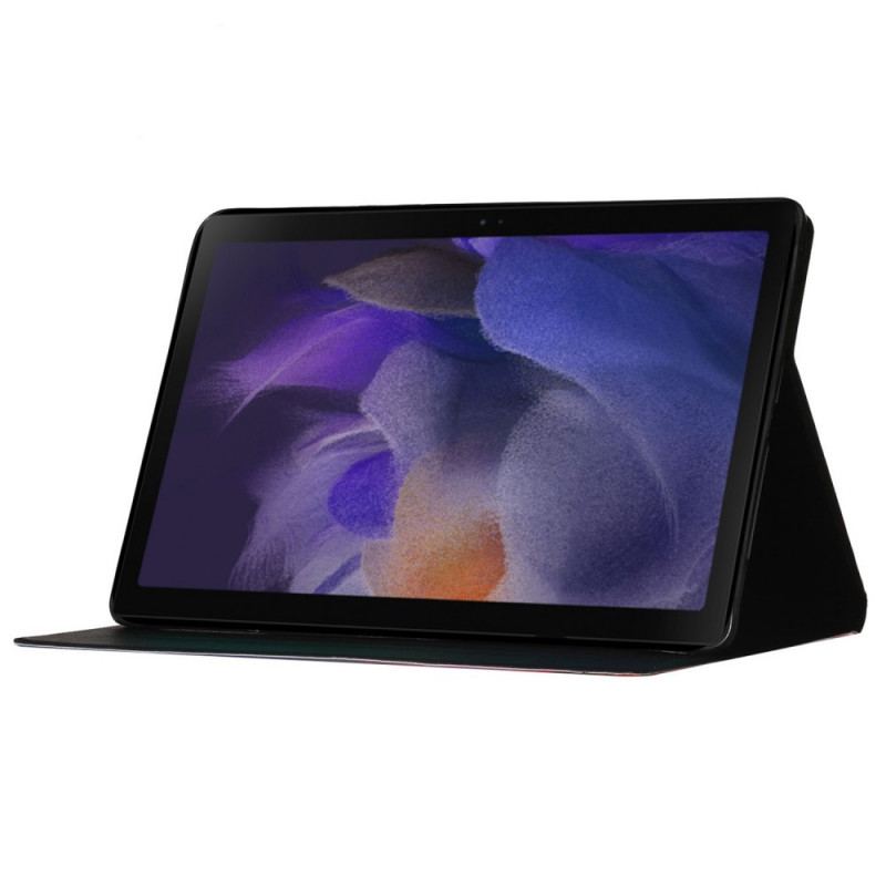 Flip Cover Samsung Galaxy Tab A8 (2021) Blomster Blomster Blomster