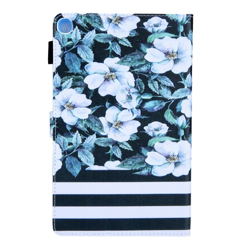 Flip Cover Samsung Galaxy Tab A8 (2021) Blomster Design