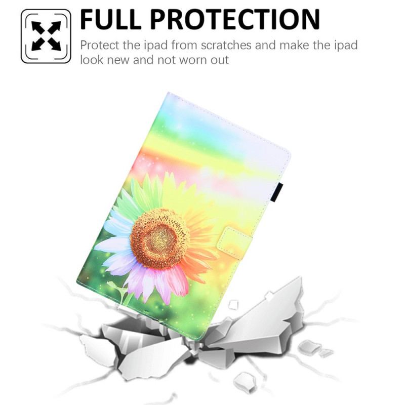 Flip Cover Samsung Galaxy Tab A8 (2021) Blomster I Solen