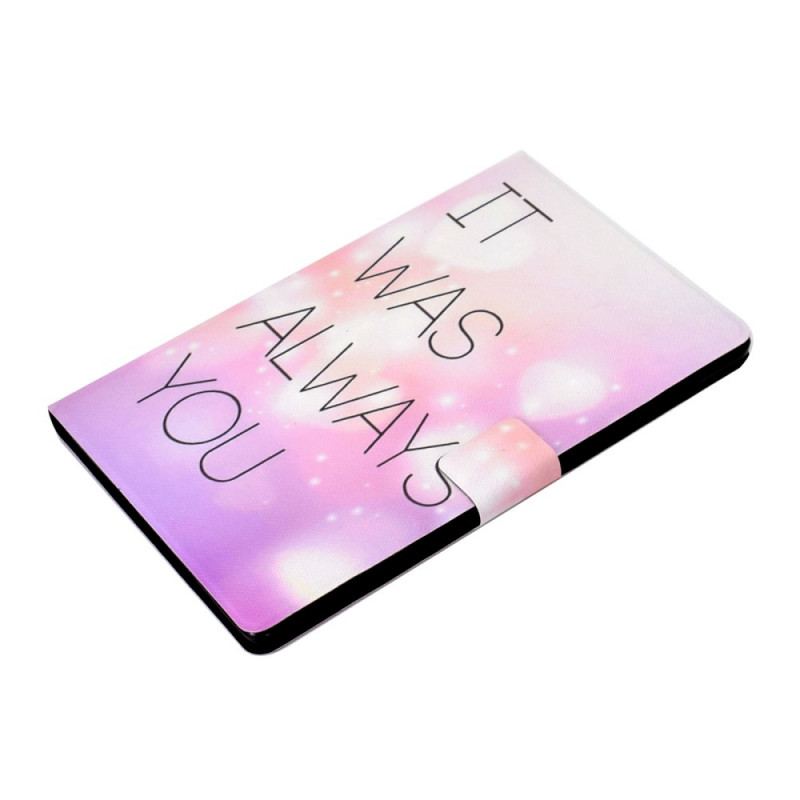Flip Cover Samsung Galaxy Tab A8 (2021) Det Var Altid Dig
