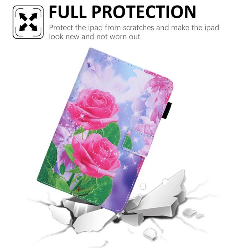 Flip Cover Samsung Galaxy Tab A8 (2021) Drømmeblomster