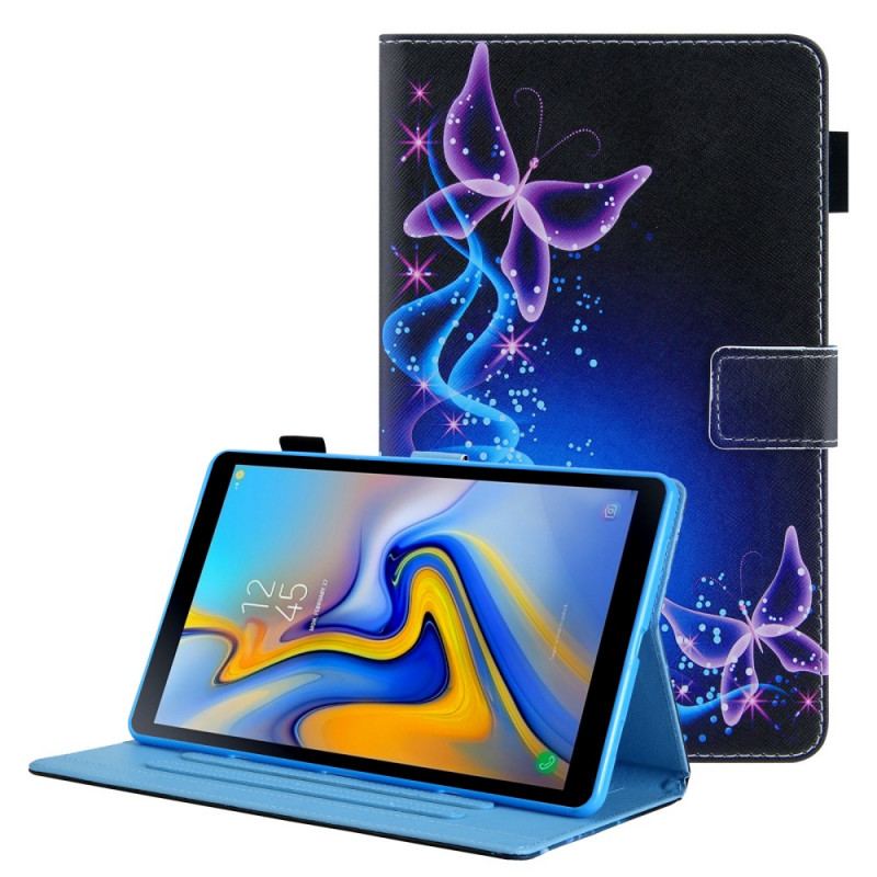 Flip Cover Samsung Galaxy Tab A8 (2021) Farverige Sommerfugle