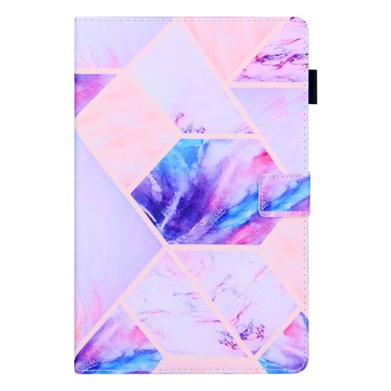 Flip Cover Samsung Galaxy Tab A8 (2021) Marmor Geometri Design