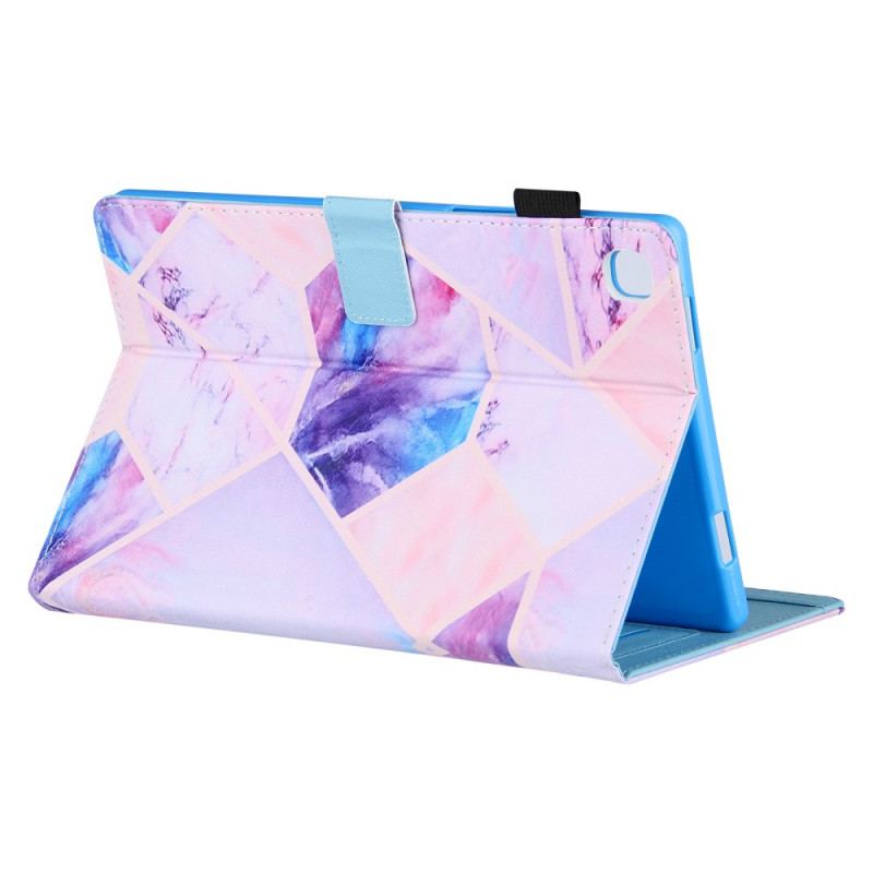 Flip Cover Samsung Galaxy Tab A8 (2021) Marmor Geometri Design