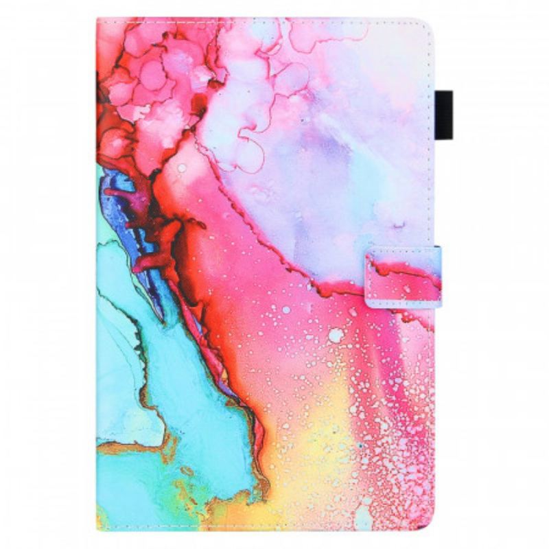 Flip Cover Samsung Galaxy Tab A8 (2021) Marmor Stil