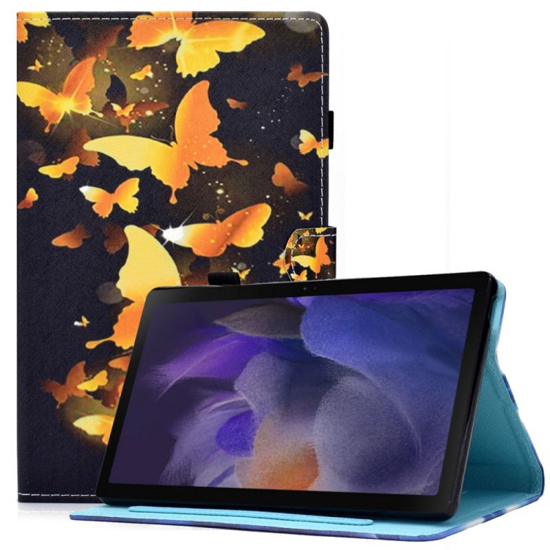 Flip Cover Samsung Galaxy Tab A8 (2021) Unikke Sommerfugle