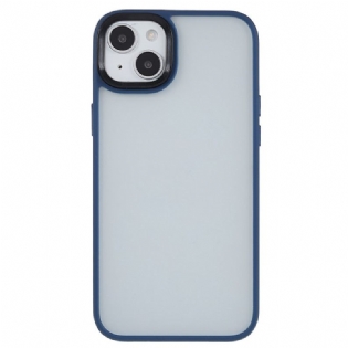 Cover iPhone 15 Plus Akrylbagside Og Silikonekanter