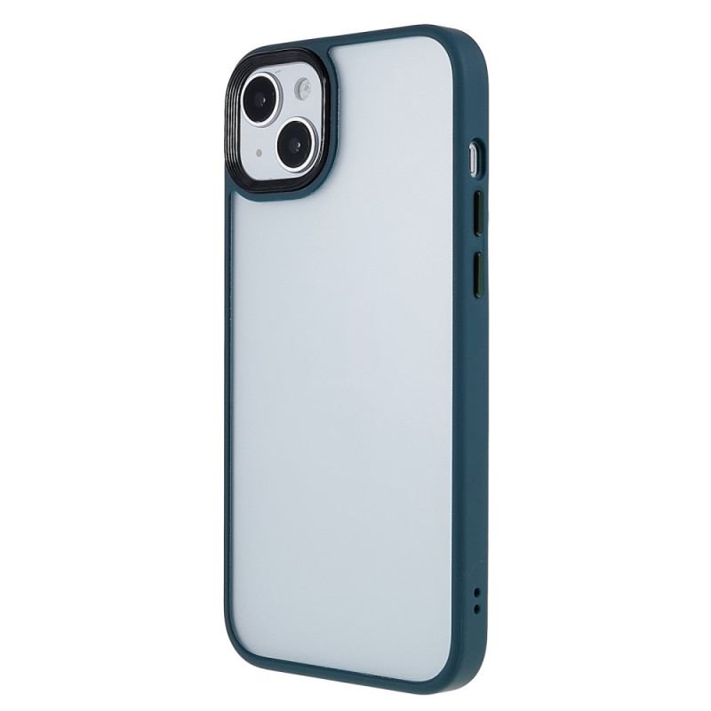 Cover iPhone 15 Plus Akrylbagside Og Silikonekanter