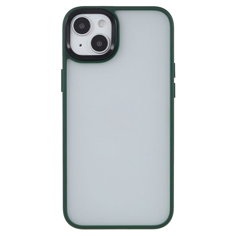 Cover iPhone 15 Plus Akrylbagside Og Silikonekanter