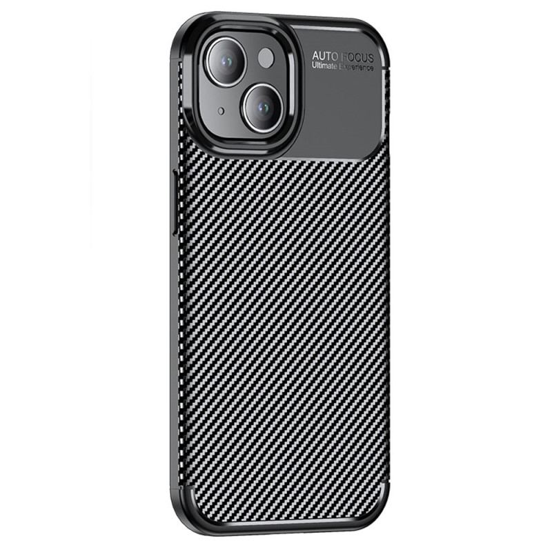 Cover iPhone 15 Plus Carbon Texture Fiber