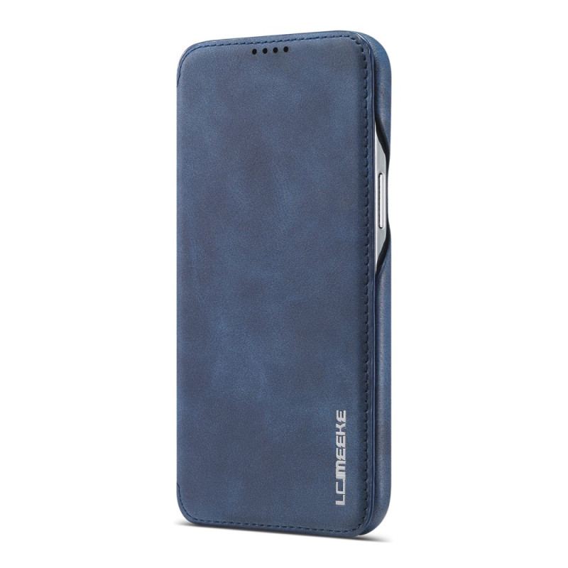 Cover iPhone 15 Plus Flip Cover Imiteret Læder Lc.imeeke