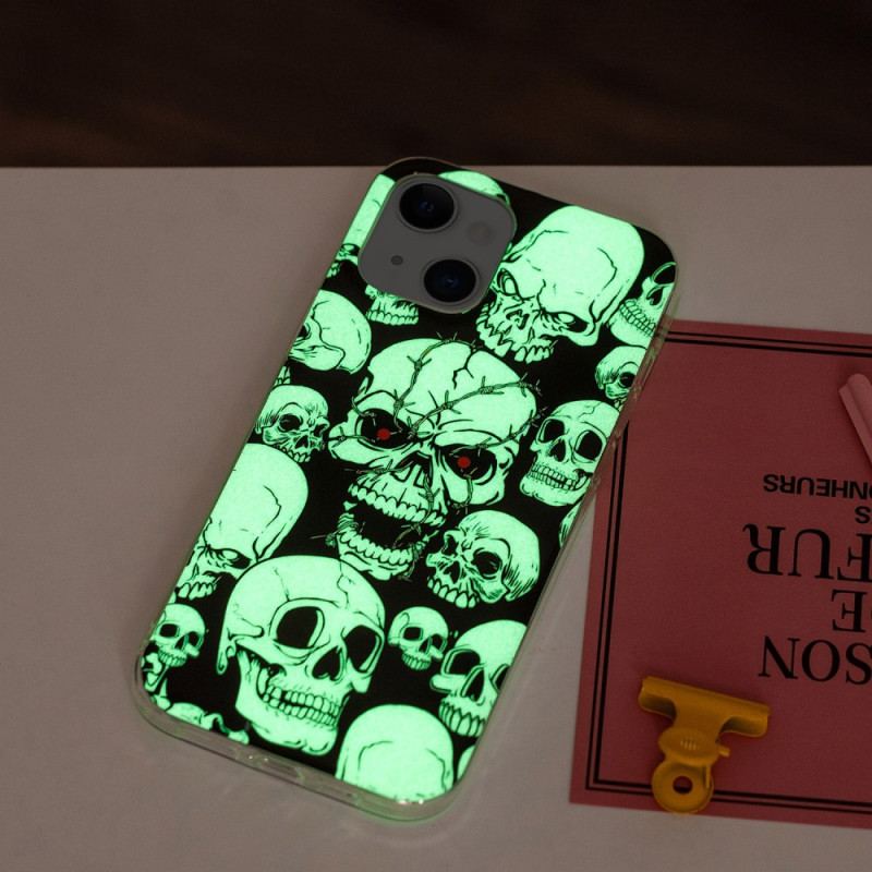 Cover iPhone 15 Plus Fluorescerende Kranier