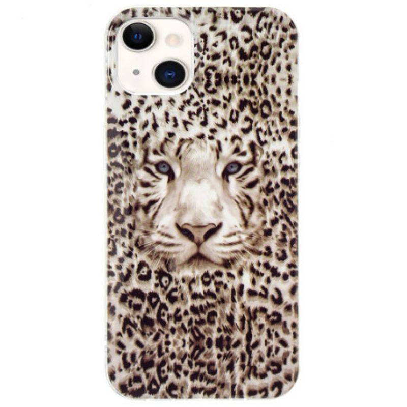 Cover iPhone 15 Plus Fluorescerende Leopard