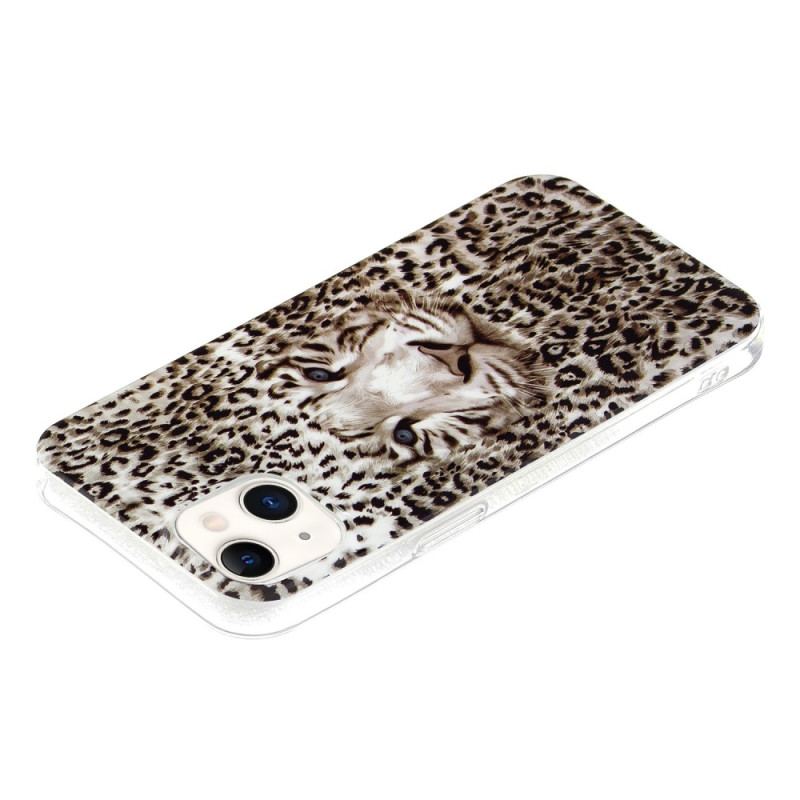 Cover iPhone 15 Plus Fluorescerende Leopard