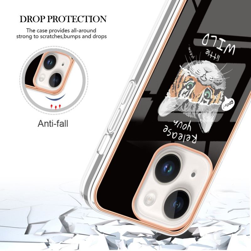 Cover iPhone 15 Plus Kat / Tiger