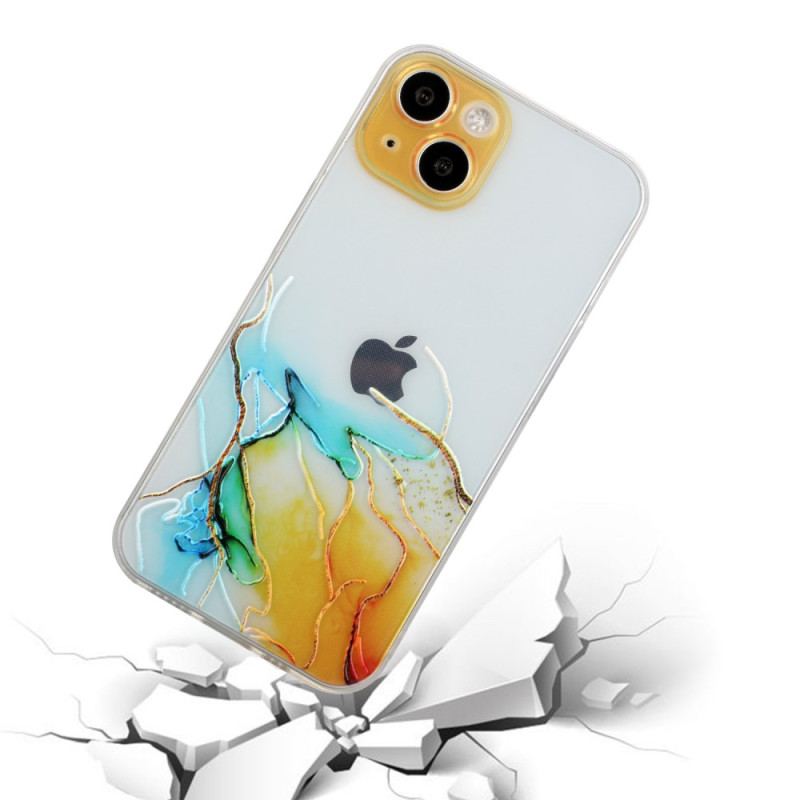 Cover iPhone 15 Plus Marmorstilen