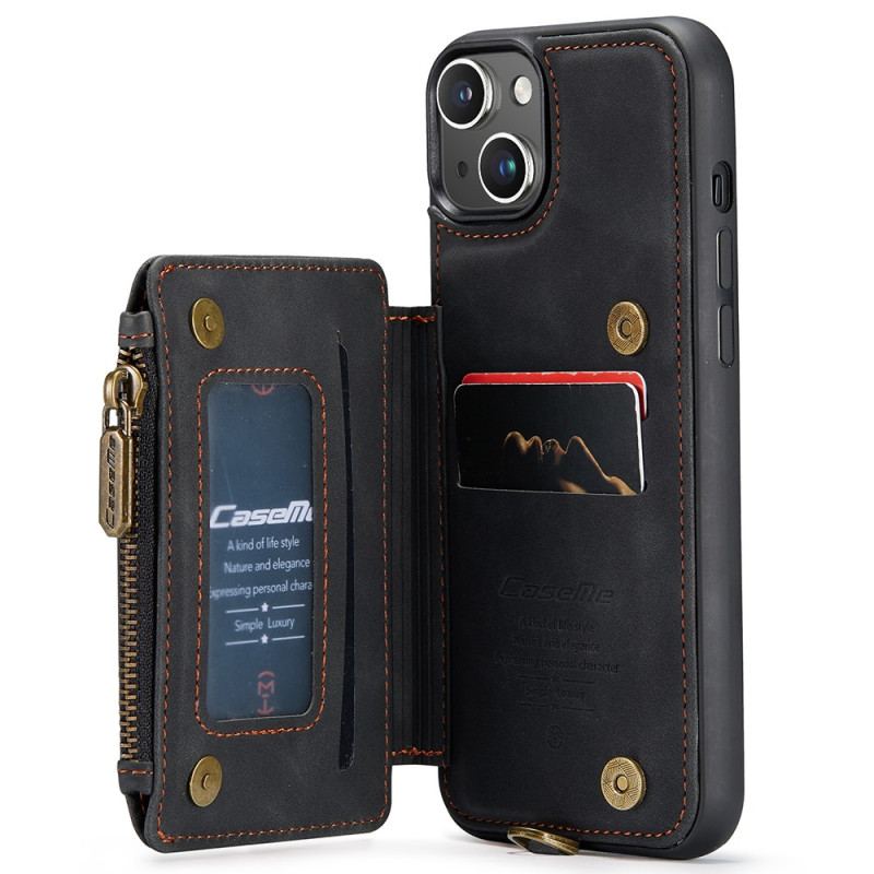 Cover iPhone 15 Plus Punge Etui Caseme Wallet Style