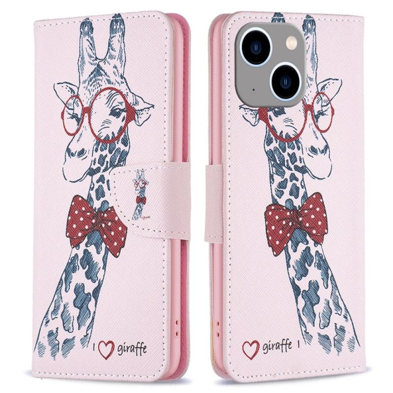 Flip Cover iPhone 15 Plus Intello Giraf