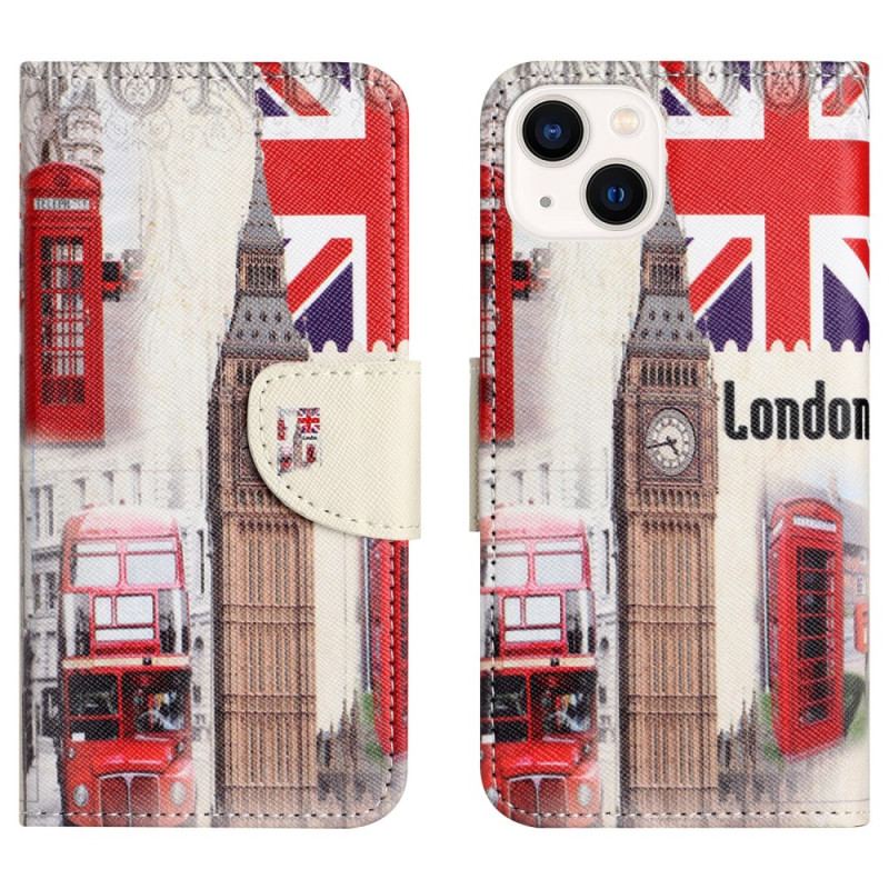 Flip Cover iPhone 15 Plus London Liv