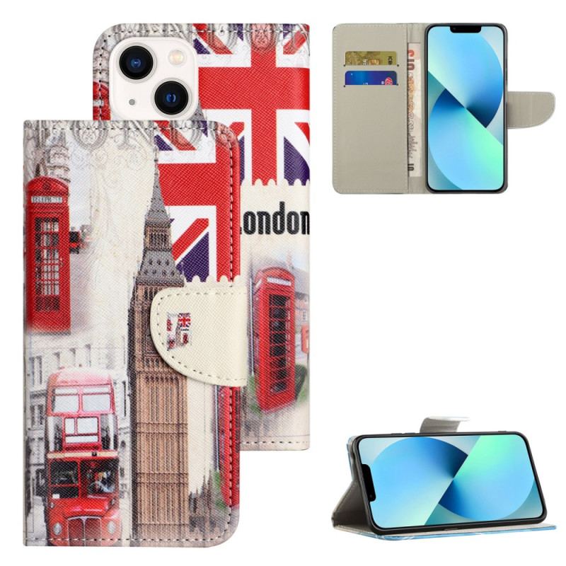 Flip Cover iPhone 15 Plus London Liv