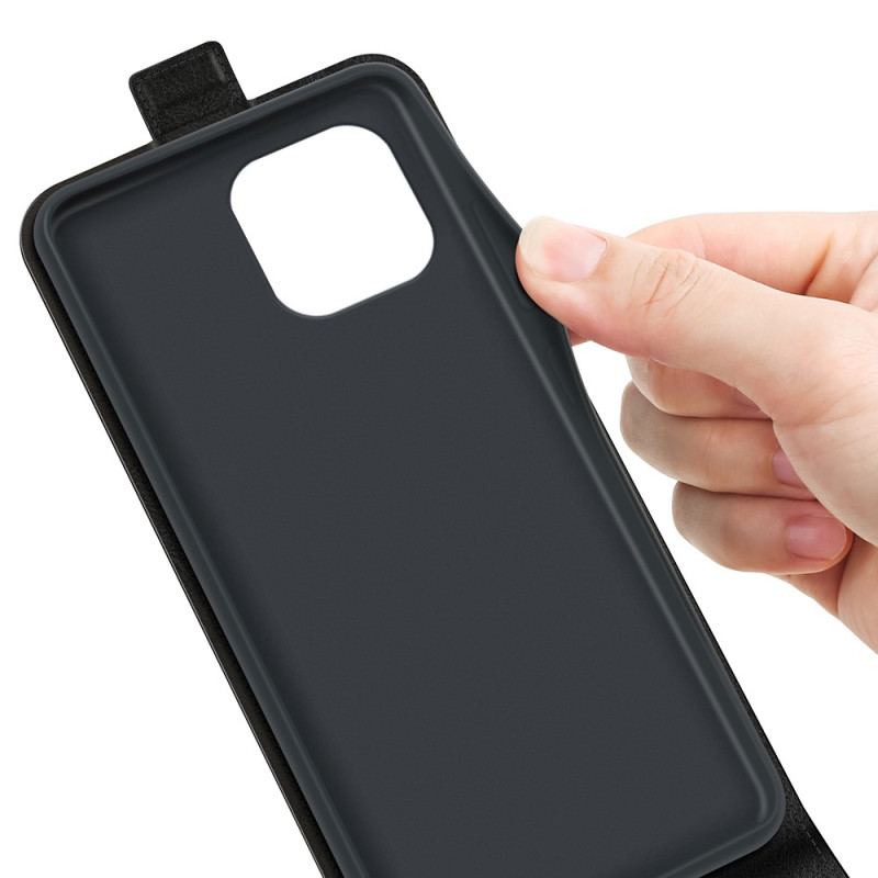 Læder Cover iPhone 15 Plus Flip Cover Lodret Flap