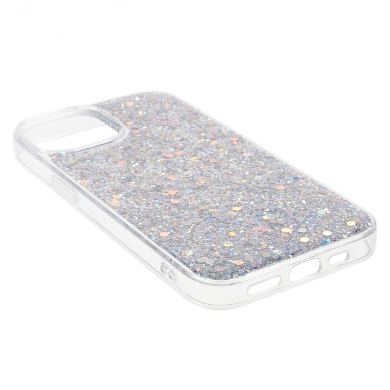 Mobilcover iPhone 15 Plus Glitter