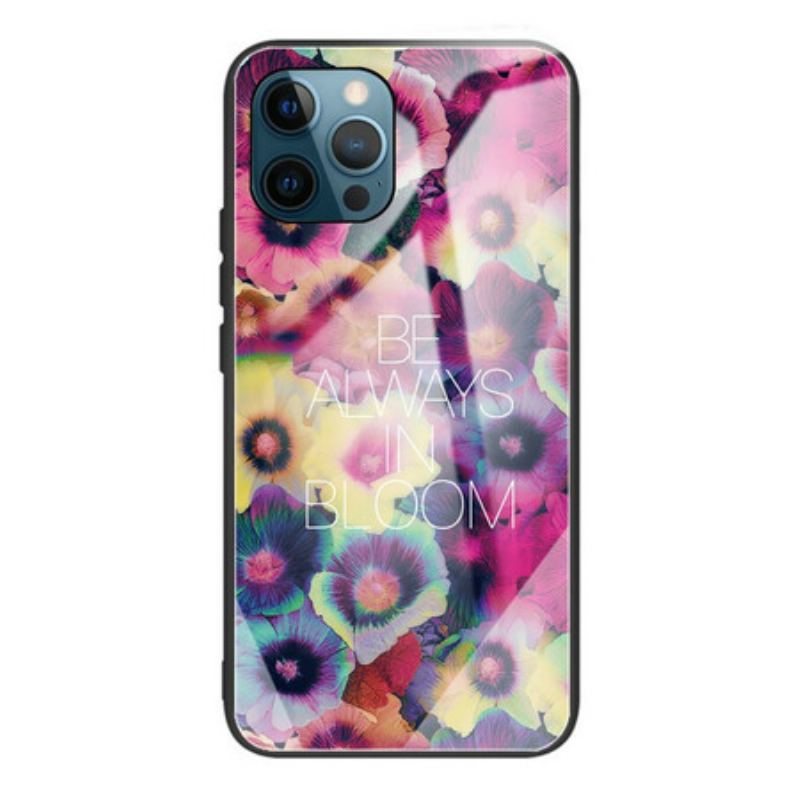 Cover iPhone 13 Pro Max Be Always In Bloom Hærdet Glas