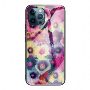 Cover iPhone 13 Pro Max Be Always In Bloom Hærdet Glas