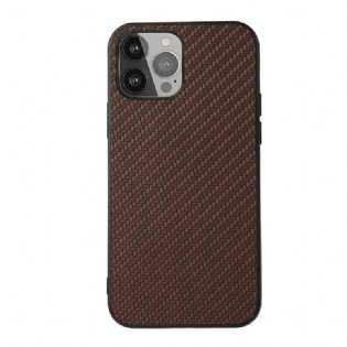 Cover iPhone 13 Pro Max Carbon Fiber Tekstur I Lædereffekt