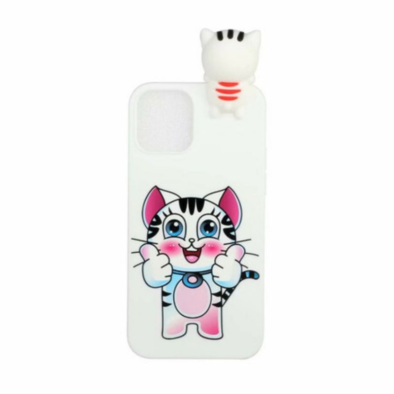 Cover iPhone 13 Pro Max Cat Fun 3d