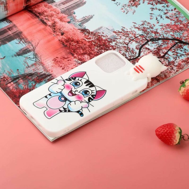 Cover iPhone 13 Pro Max Cat Fun 3d