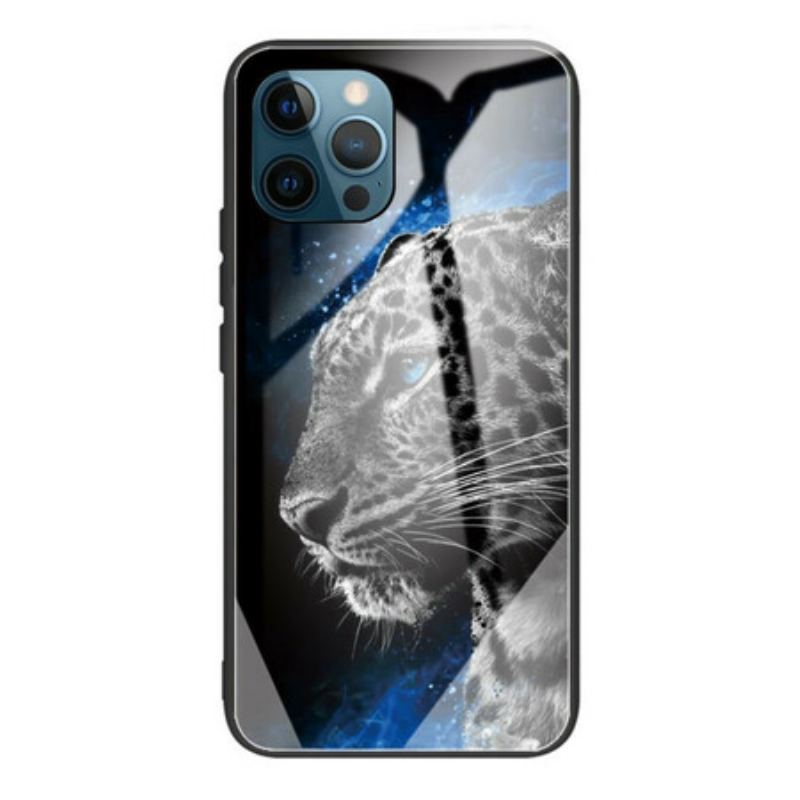 Cover iPhone 13 Pro Max Feline Face Hærdet Glas