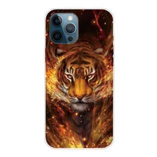 Cover iPhone 13 Pro Max Fleksibel Tiger