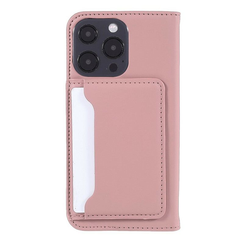 Cover iPhone 13 Pro Max Flip Cover Kortholder Stativ