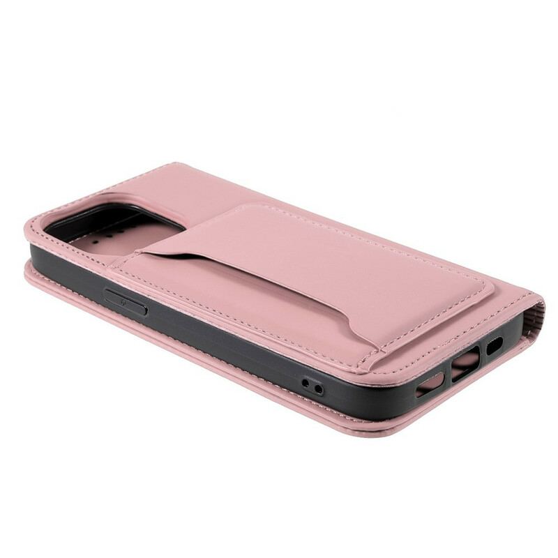 Cover iPhone 13 Pro Max Flip Cover Kortholder Stativ