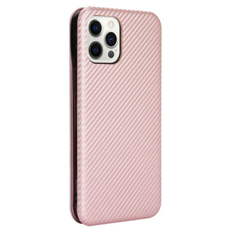 Cover iPhone 13 Pro Max Flip Cover Kulfiber