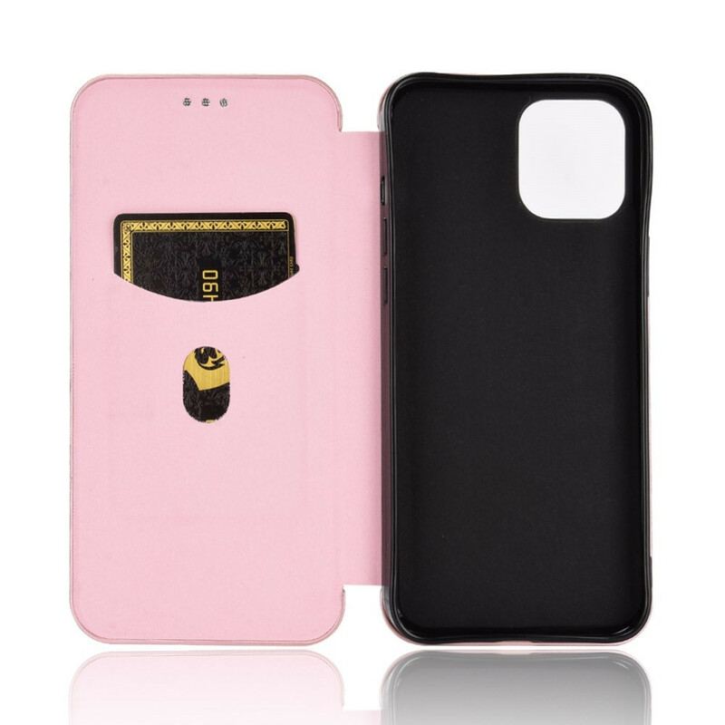 Cover iPhone 13 Pro Max Flip Cover Kulfiber