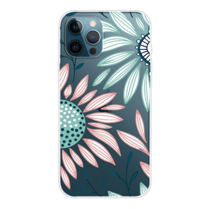 Cover iPhone 13 Pro Max Gennemsigtig En Blomst